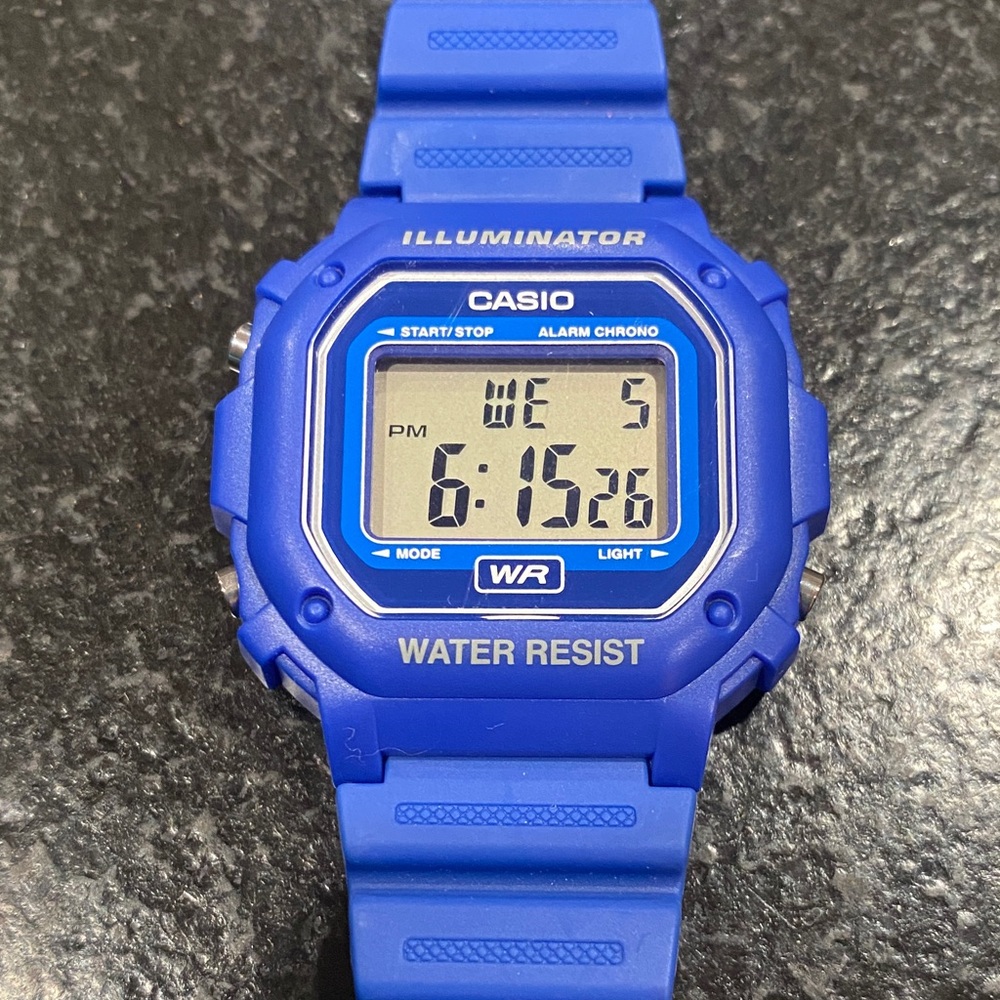 Casio Vibrant Blue Illuminator Watch